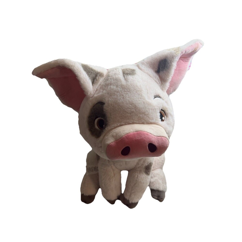 Disney Store Pua the Pig Soft Plush Moana Stuffed Animal 19” Sitting Soft